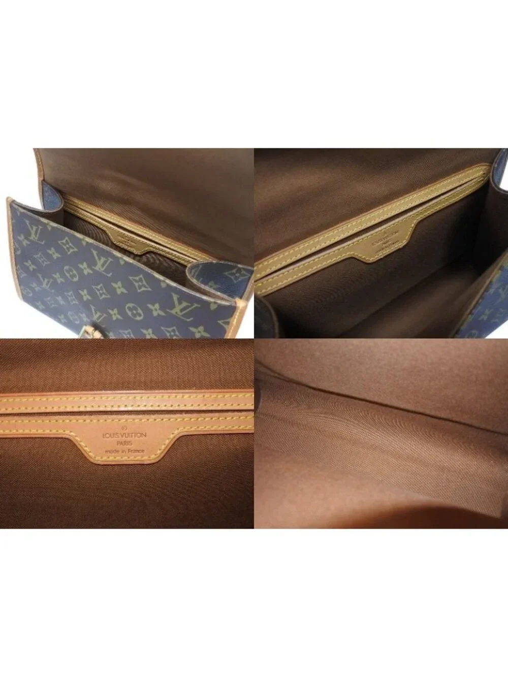 Louis Vuitton Shoulder Bag 2-Way Vernia Monogram Canvas Leather Brown